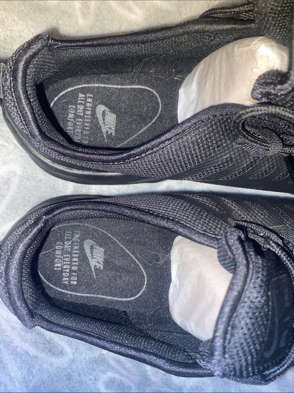 Nike Men's Air Max All-Black Athletic Sneakers - Picture 2 of 7